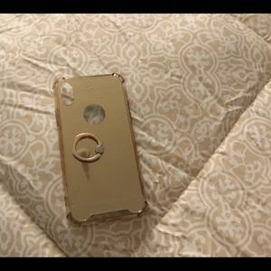 I phone x case gold used